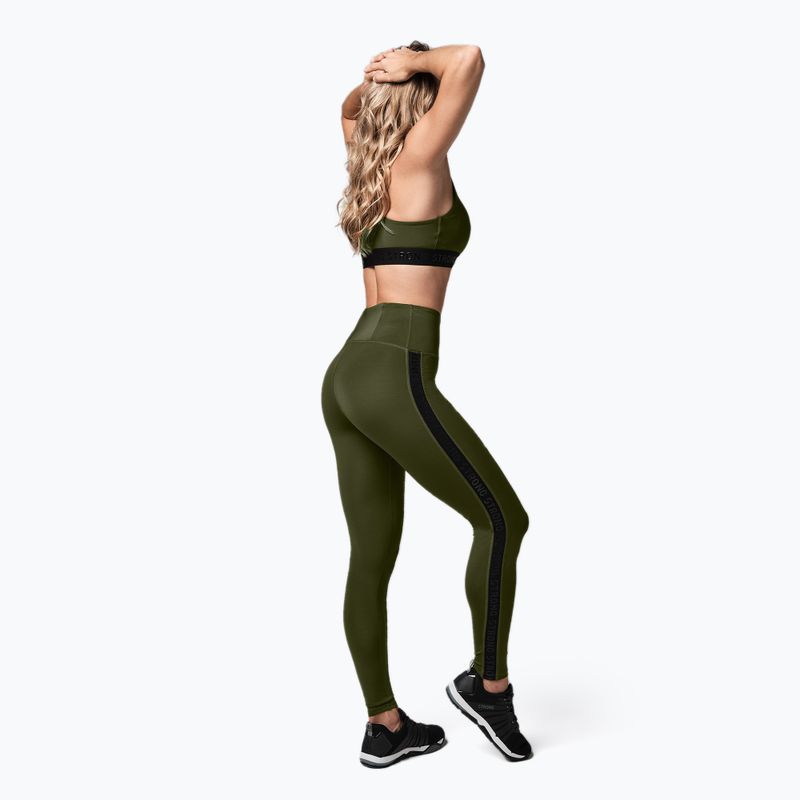 Jambiere de antrenament pentru femei STRONG ID Essential verde Z1B01340