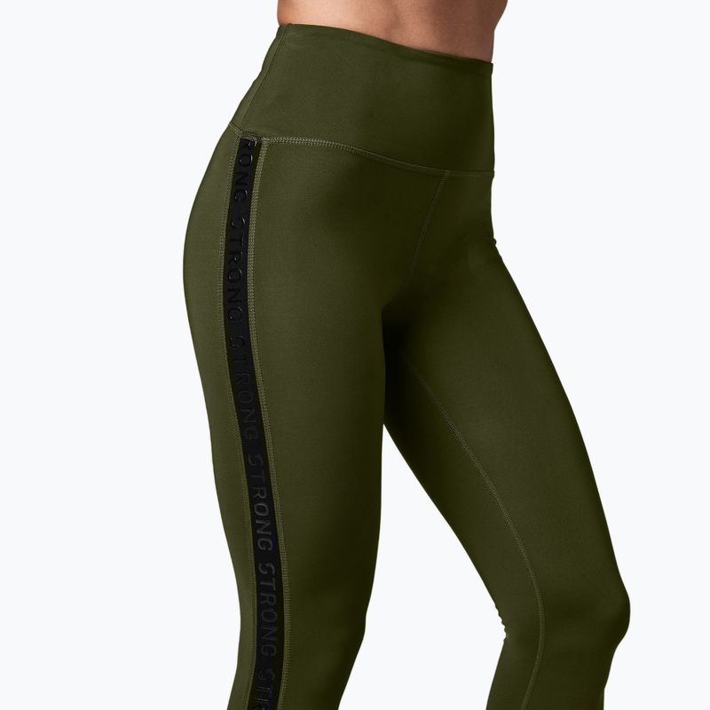 Jambiere de antrenament pentru femei STRONG ID Essential verde Z1B01340
