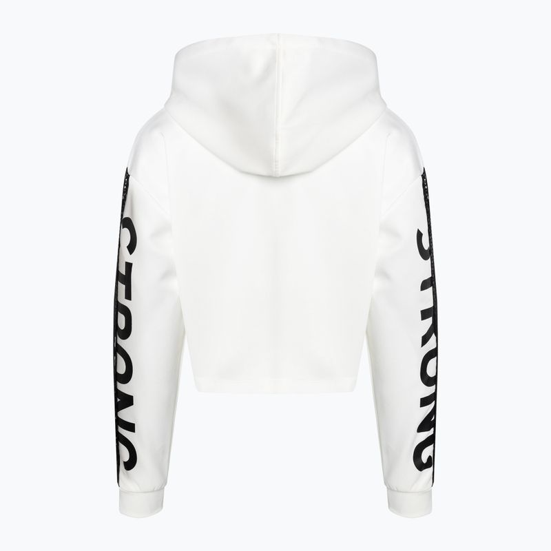 Tricou de femei STRONG ID Branded Crop alb Z1T02502 7