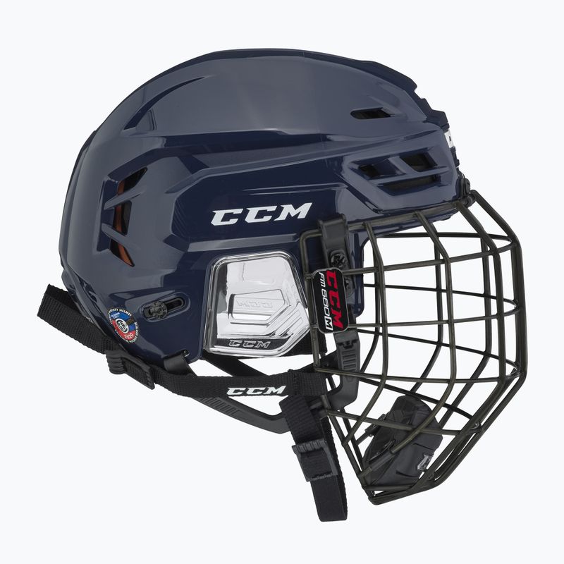 Cască de hochei CCM Tacks 710 Combo navy 3