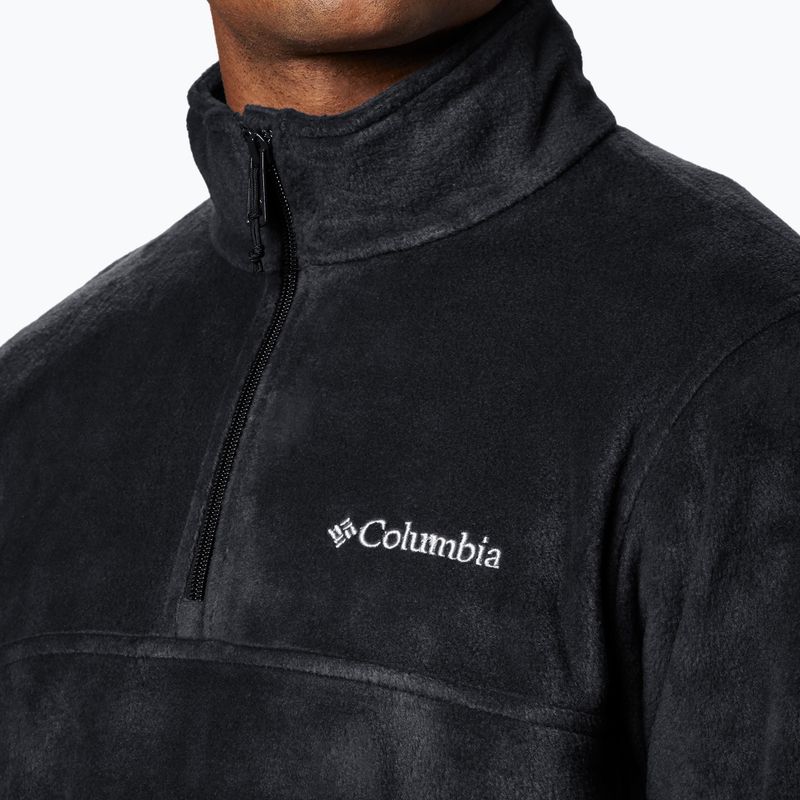 Columbia bărbați Steens Mountain Half Zip hanorac negru 3