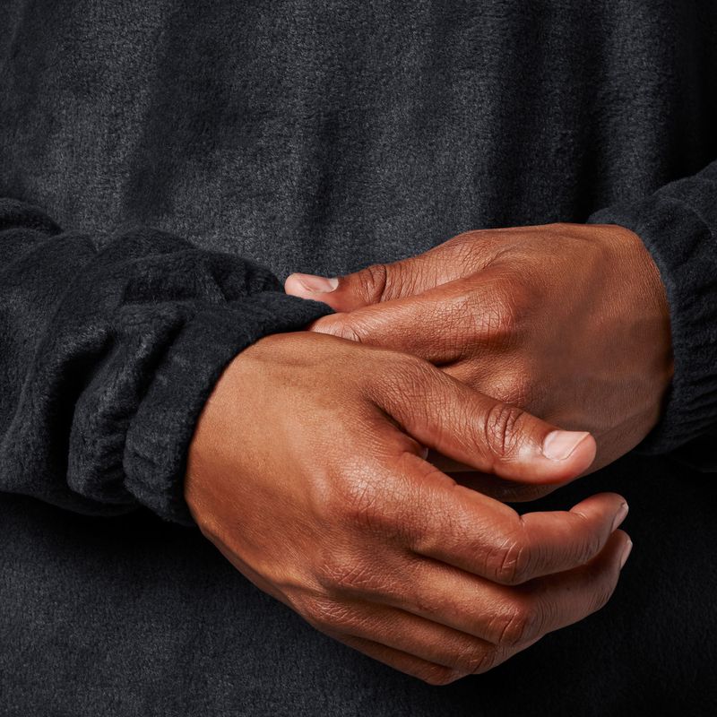Columbia bărbați Steens Mountain Half Zip hanorac negru