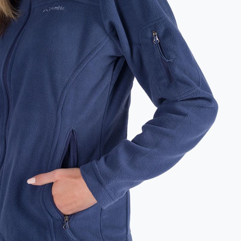 Columbia Fast Trek II 591 pulover fleece pentru femei albastru marin 1465351 4