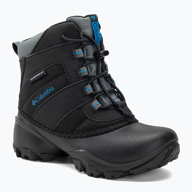 Cizme de zăpadă pentru copii Columbia Rope Tow III WP Boy negru/închis compas pentru copii