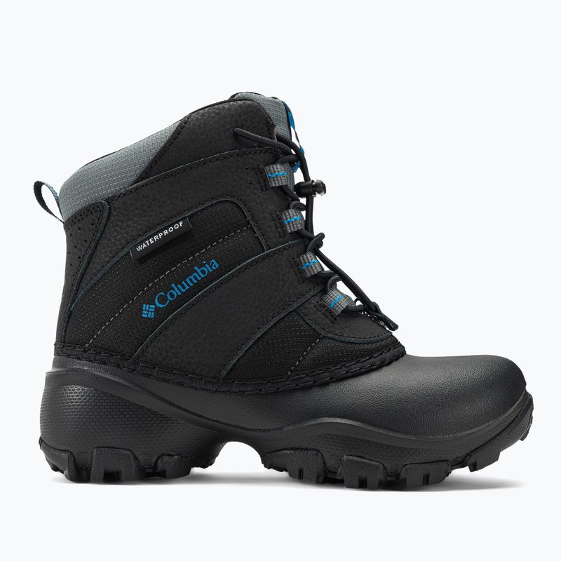 Cizme de zăpadă pentru copii Columbia Rope Tow III WP Boy negru/închis compas pentru copii 2