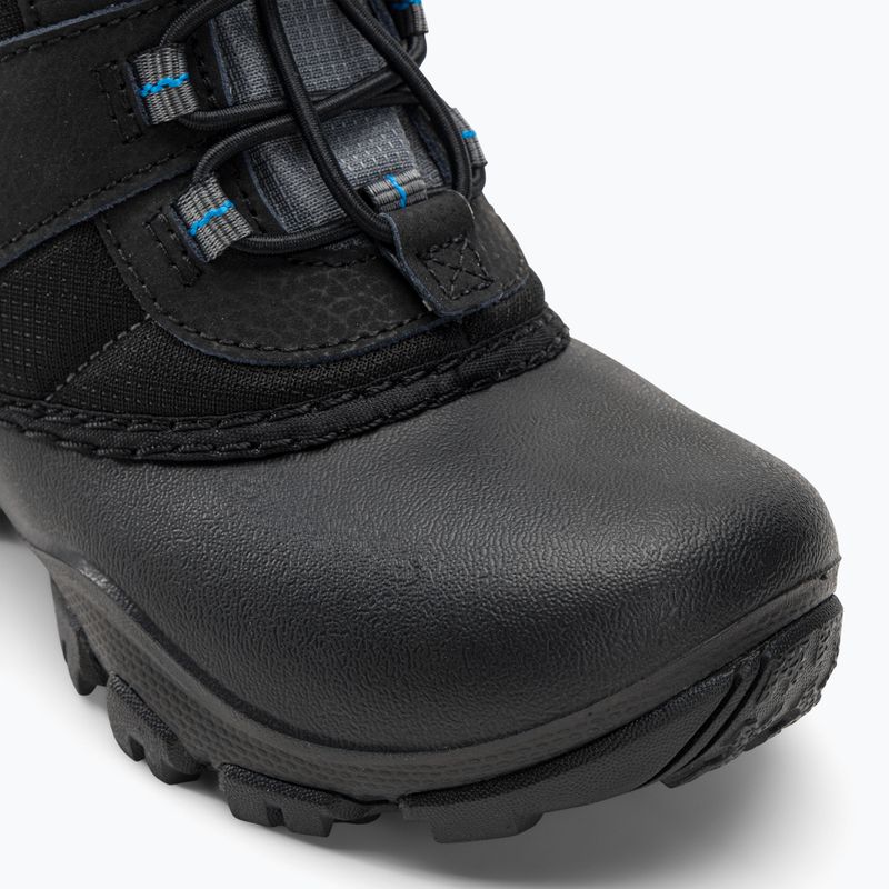 Cizme de zăpadă pentru copii Columbia Rope Tow III WP Boy negru/închis compas pentru copii