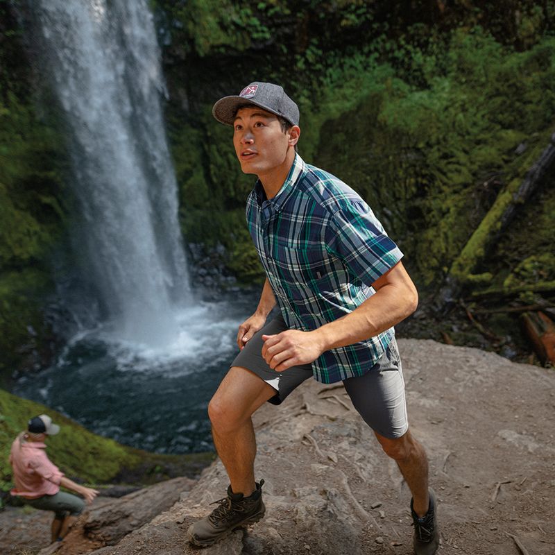 Pantaloni scurți de trekking pentru bărbați Columbia Washed Out gri 1491953021