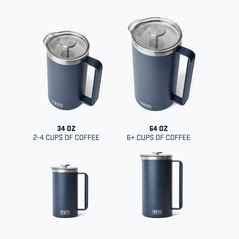 Aparat de cafea YETI French Press 1 l navy 9