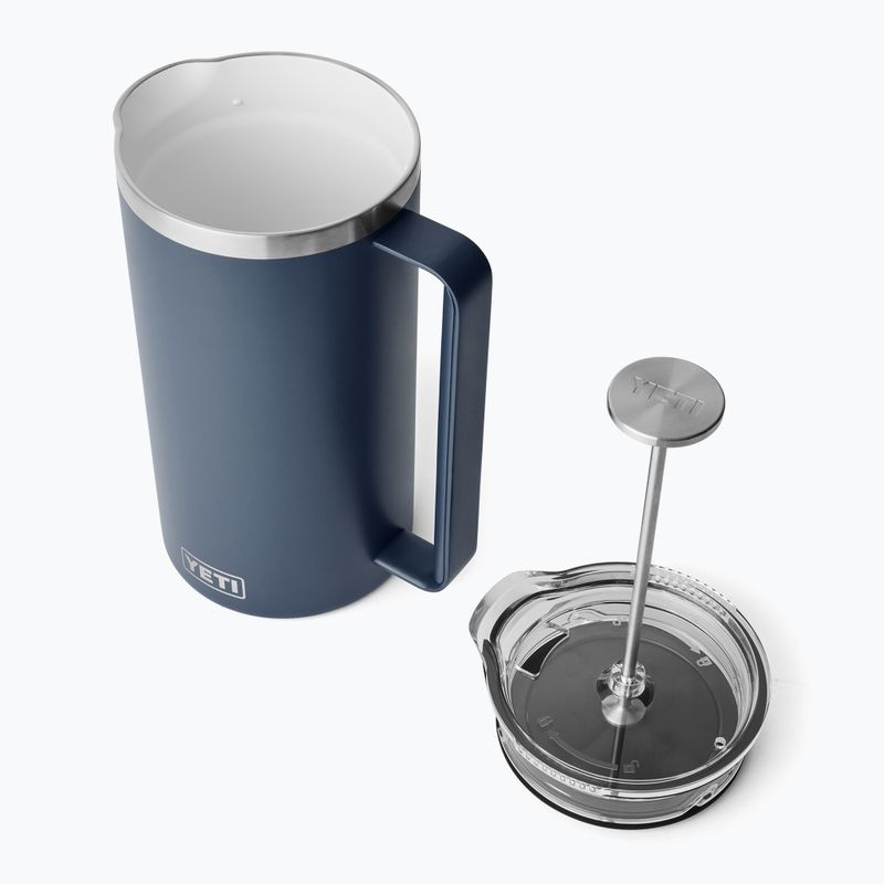 Aparat de cafea YETI French Press 1,9 l navy 5