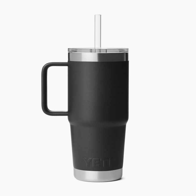 Cană termică YETI Rambler Straw 739 ml black 2