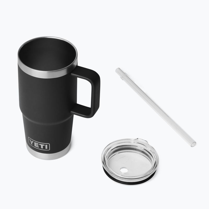 Cană termică YETI Rambler Straw 739 ml black 4