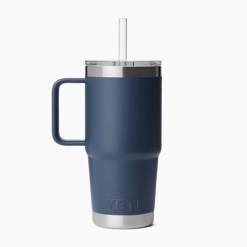 Cană termică YETI Rambler Straw 739 ml navy 2