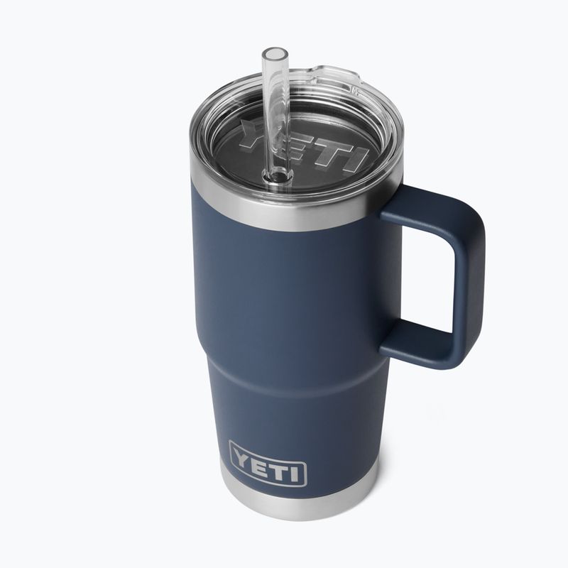 Cană termică YETI Rambler Straw 739 ml navy 3