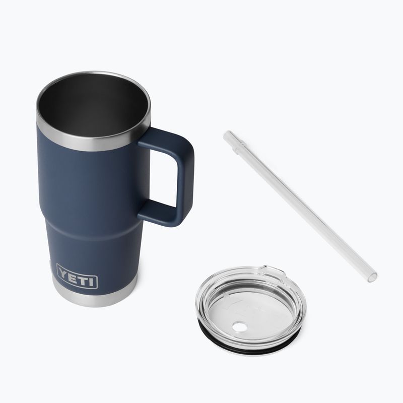 Cană termică YETI Rambler Straw 739 ml navy 4