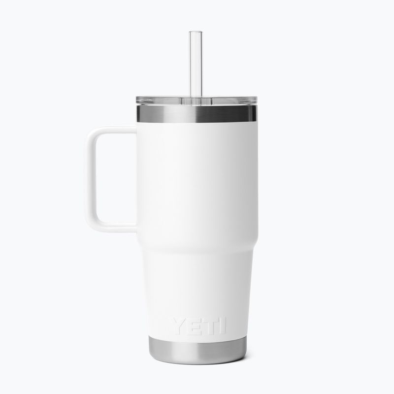 Cană termică YETI Rambler Straw 739 ml white 2