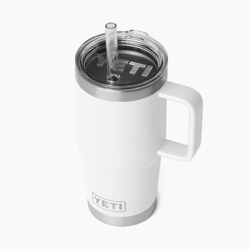 Cană termică YETI Rambler Straw 739 ml white 3