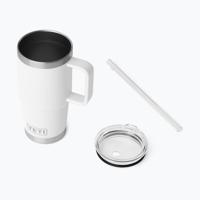 Cană termică YETI Rambler Straw 739 ml white 4