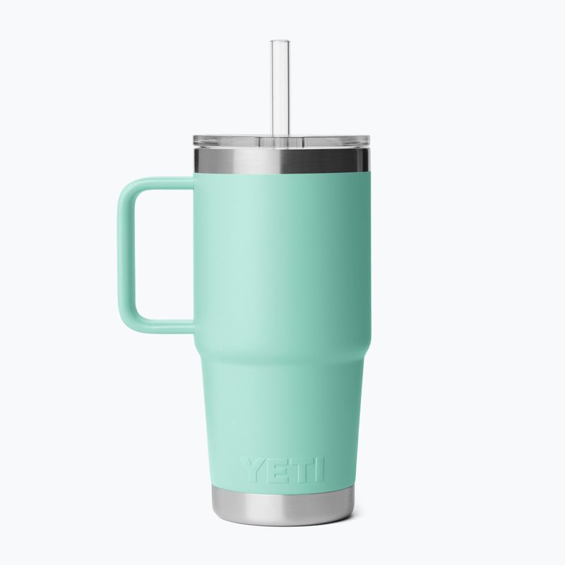 Cană termică YETI Rambler Straw 739 ml seafoam 2