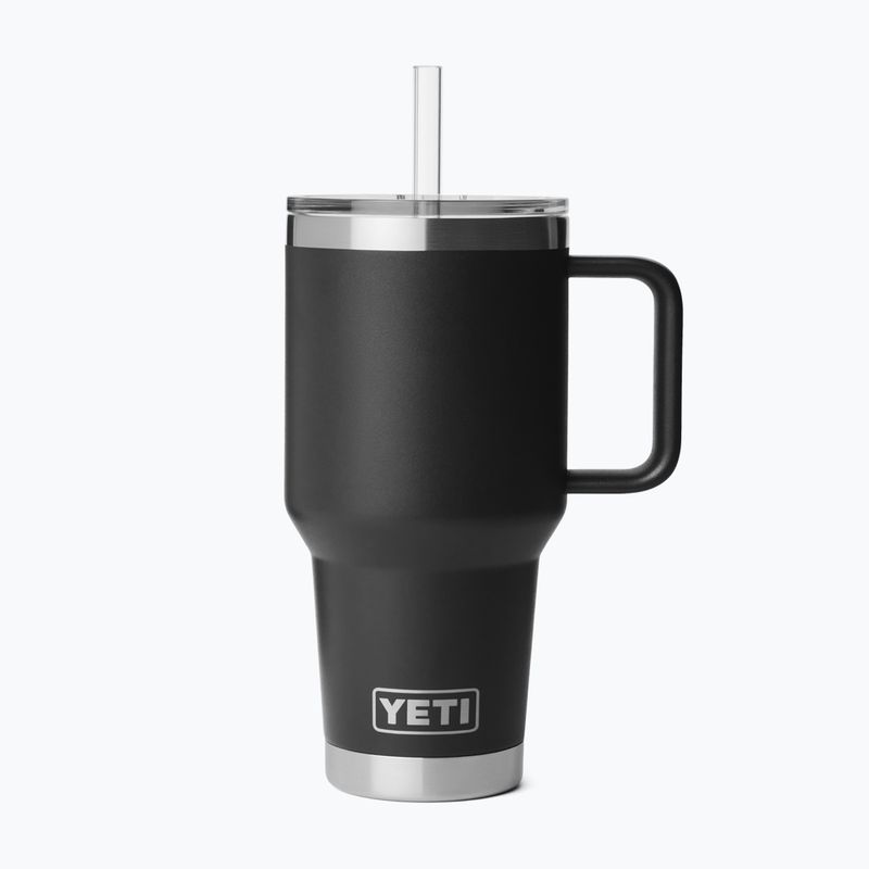 Cană termică YETI Rambler Straw 1000 ml black