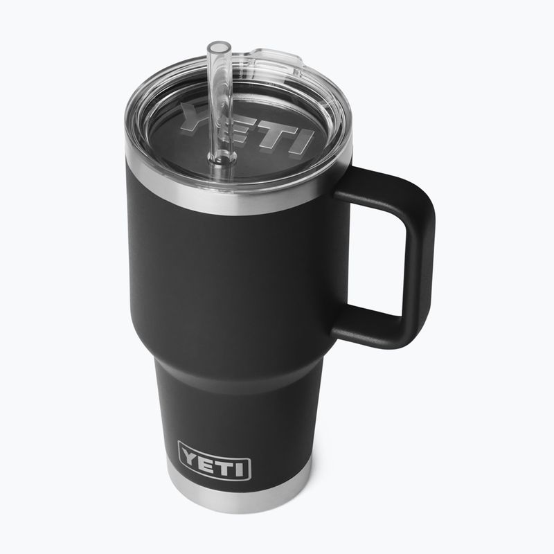 Cană termică YETI Rambler Straw 1000 ml black 3