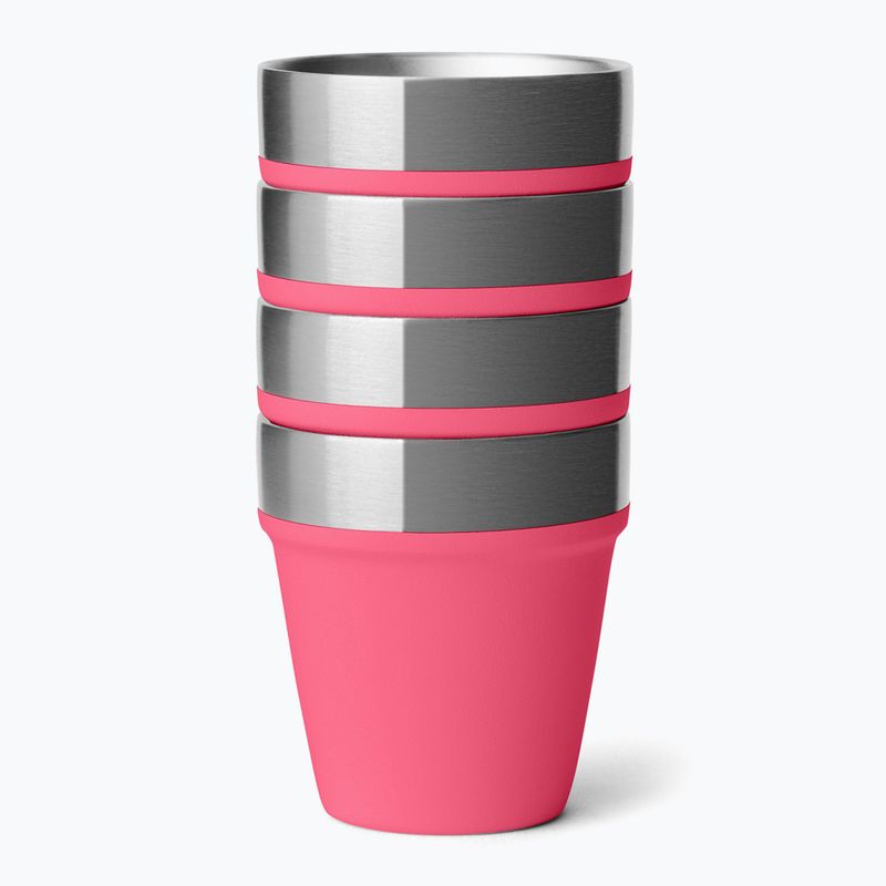 Pahare de camping YETI Shot 48 ml 4 pcs. tropical pink 3