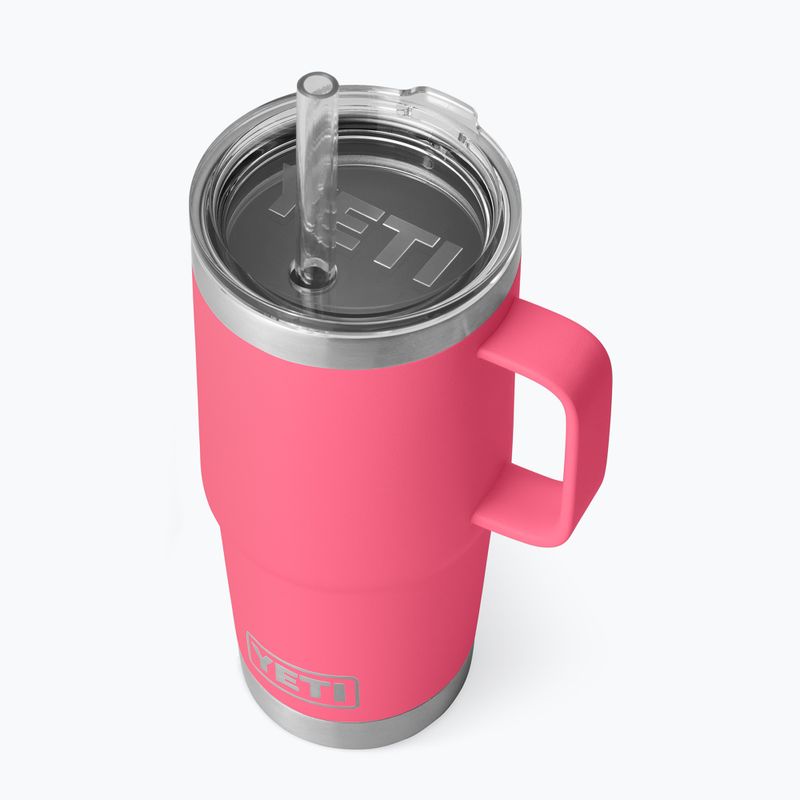 Cană termică YETI Rambler Straw 739 ml tropical pink 3