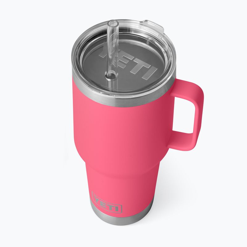 Cană termică YETI Rambler Straw 1000 ml tropical pink 3