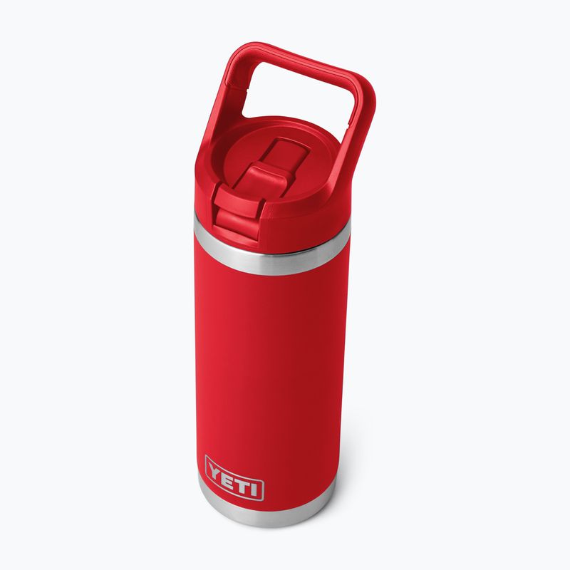 Sticlă termică YETI Rambler C Straw 532 ml rescue red 4