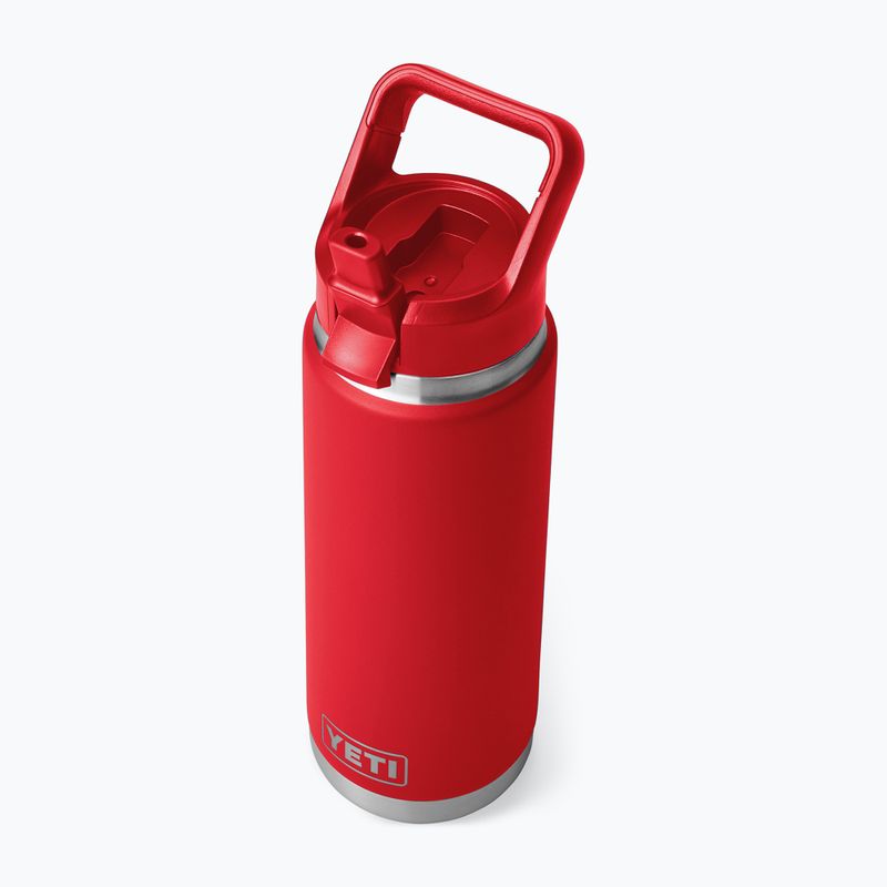 Sticlă termică YETI Rambler Straw 769 ml rescue red 5