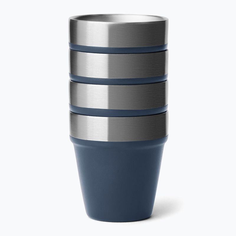 Pahare de camping YETI Shot 48 ml 4 pcs. navy 3