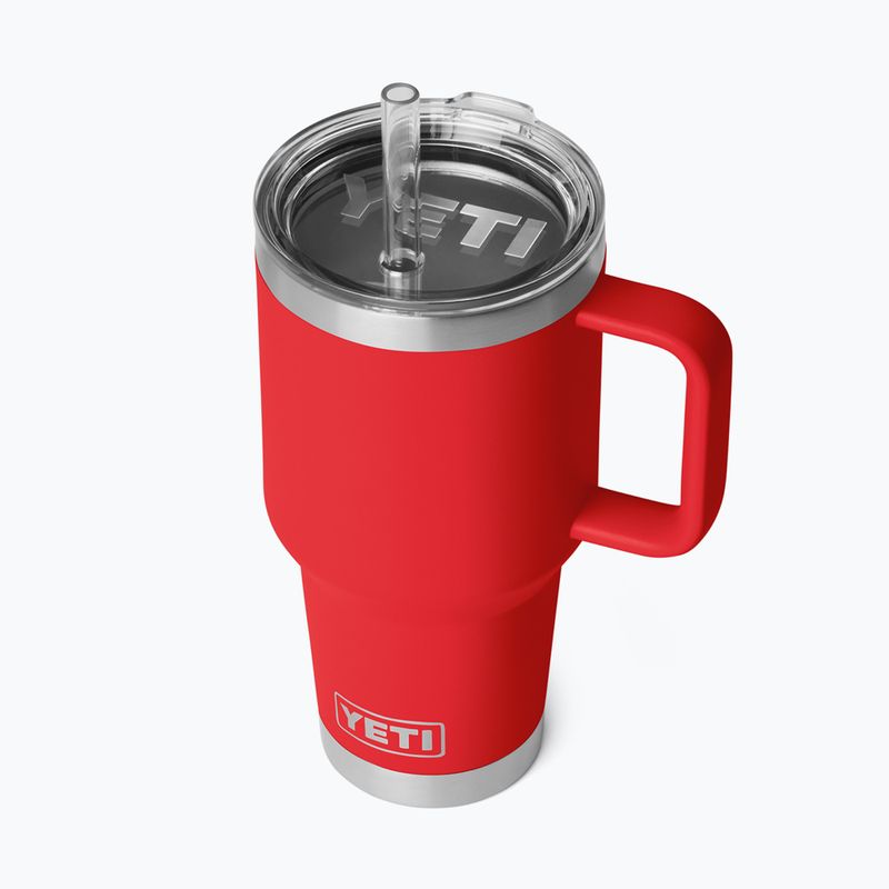 Cană termică YETI Rambler Straw 1000 ml rescue red 3