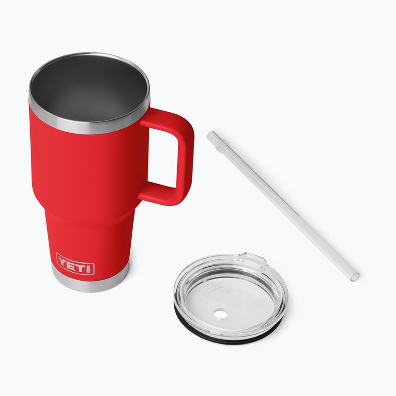 Cană termică YETI Rambler Straw 1000 ml rescue red 4