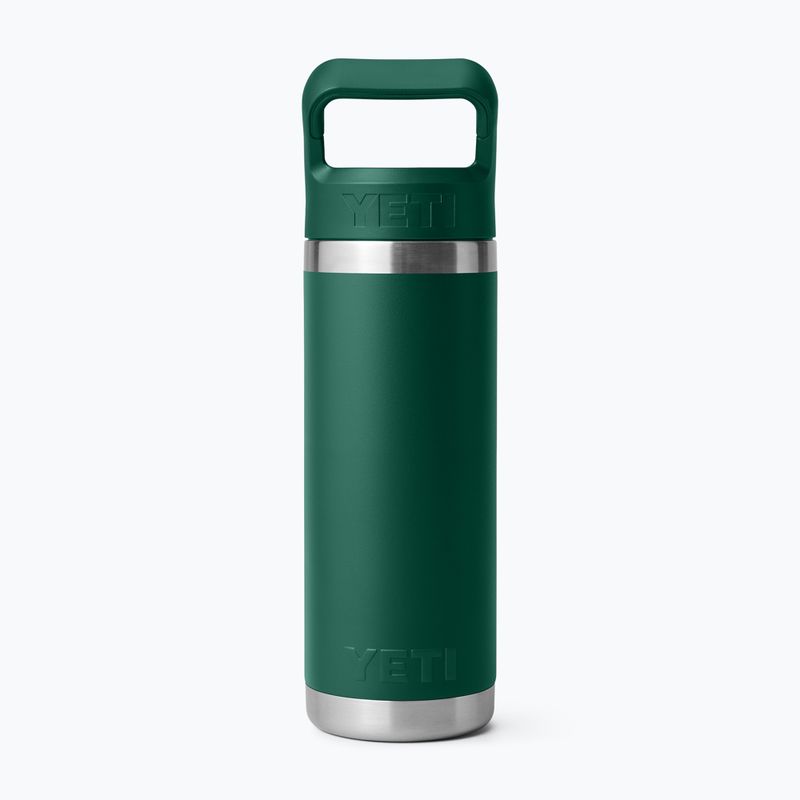 Sticlă termică YETI Rambler C Straw 532 ml black forest green 2
