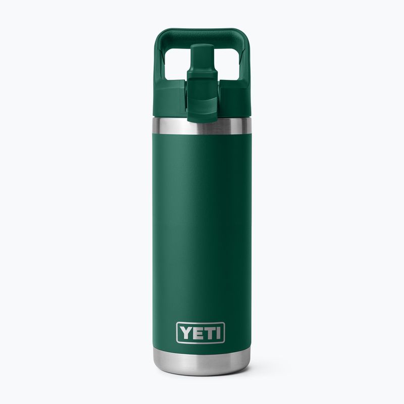Sticlă termică YETI Rambler C Straw 532 ml black forest green 3