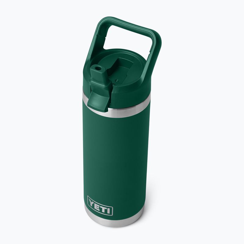 Sticlă termică YETI Rambler C Straw 532 ml black forest green 5