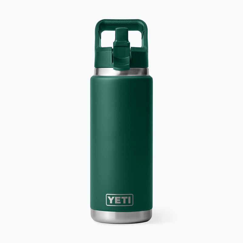 Sticlă termică YETI Rambler Straw 769 ml black forest green 3