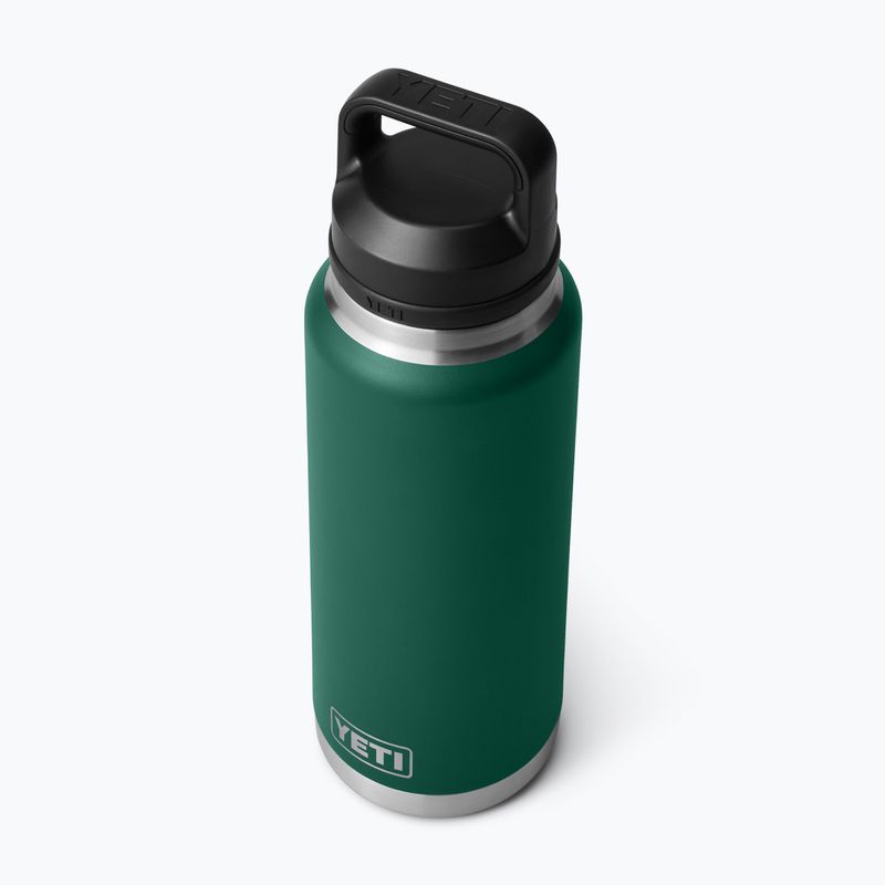 Sticlă termică YETI Rambler Chug 1064 ml black forest green 3