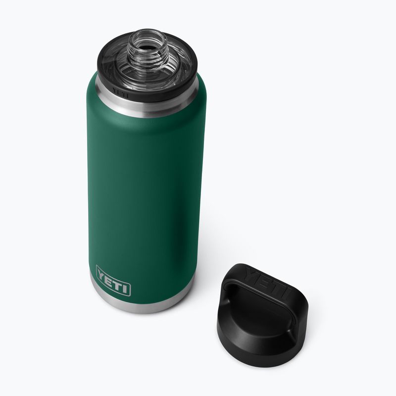 Sticlă termică YETI Rambler Chug 1064 ml black forest green 4