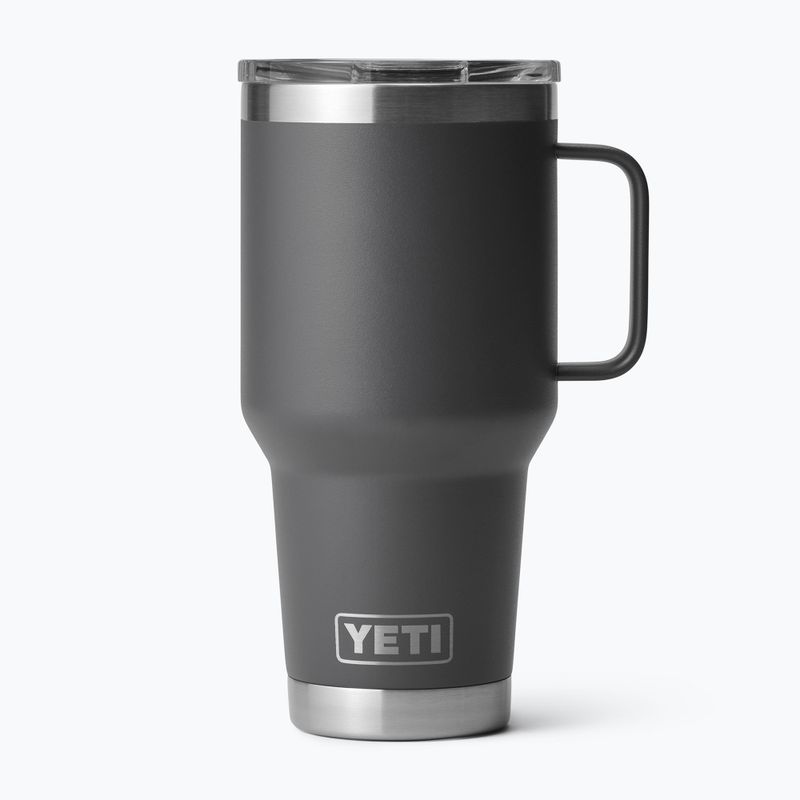 Cană termică YETI Rambler Travel Tumbler 591 ml charcoal