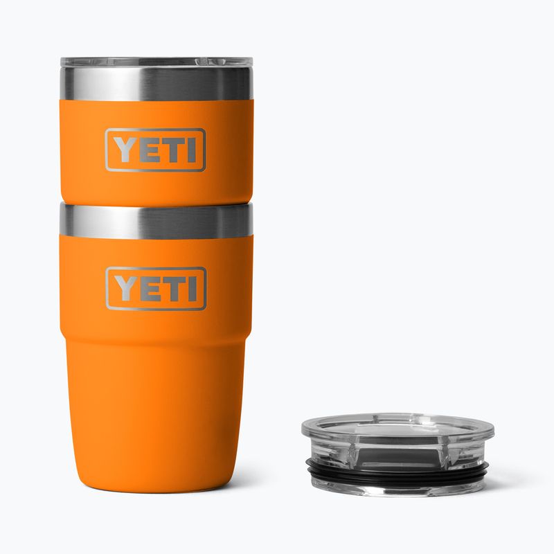 Termos YETI Rambler Stackable 237 ml king crab orange 4