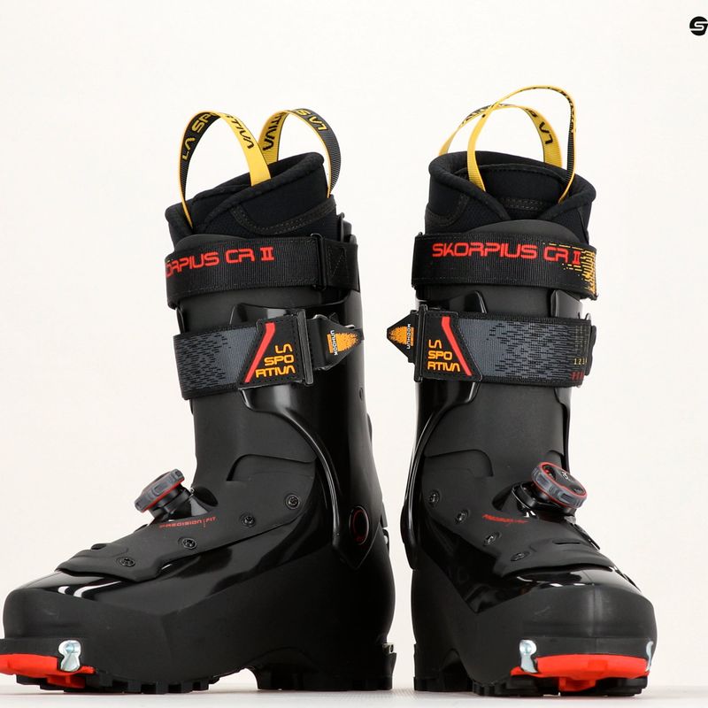 Încălțăminte de schi de tură La Sportiva Skorpius CR II black/yellow 15