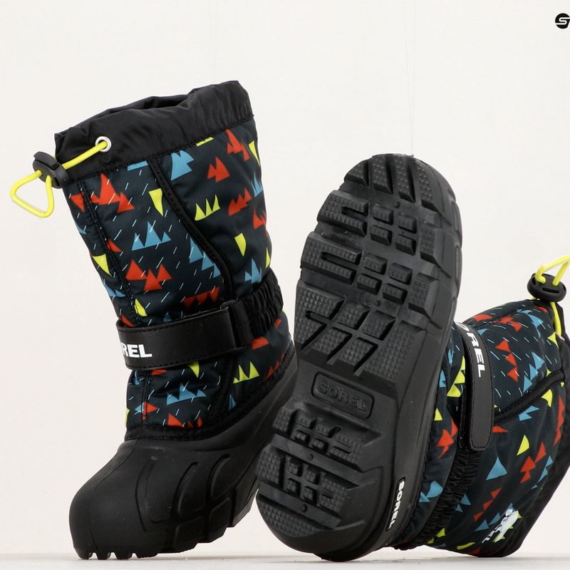 Ghete pentru copii Sorel Flurry Print Boys black/black 8
