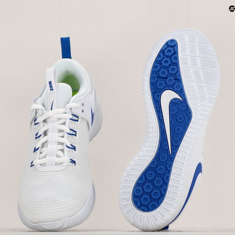 Pantofi de volei pentru femei Nike Air Zoom Hyperace 2 alb/game royal 9