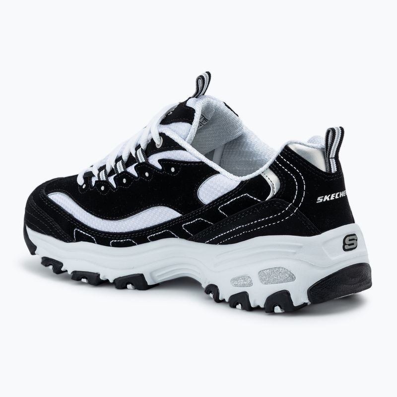Încălțăminte pentru femei SKECHERS D'Lites Biggest Fan black/white/silver 3