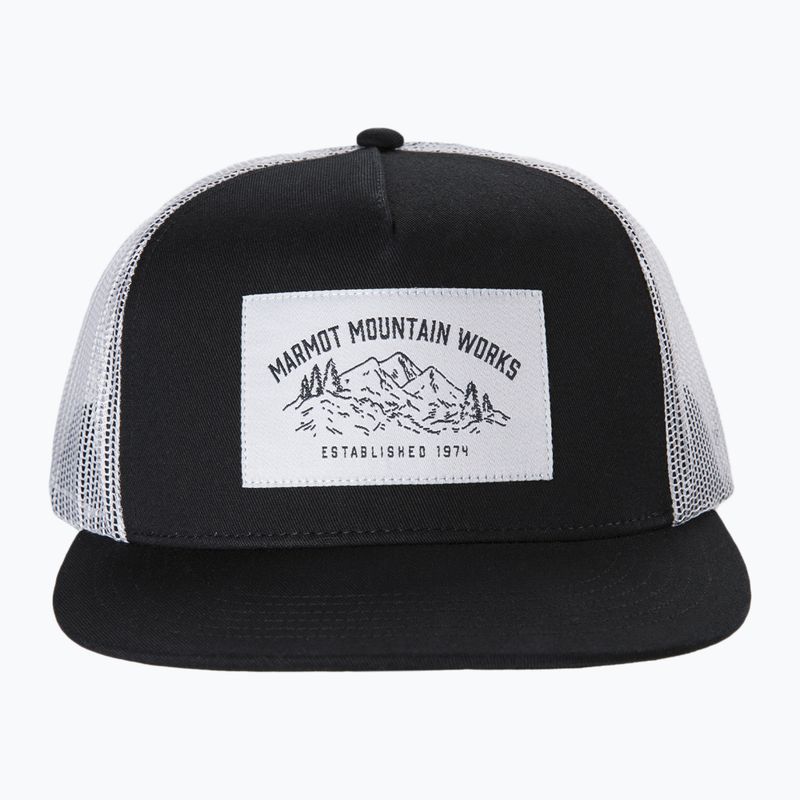 Șapcă de baseball pentru bărbați Marmot Trucker negru și alb 174301007ONE 3