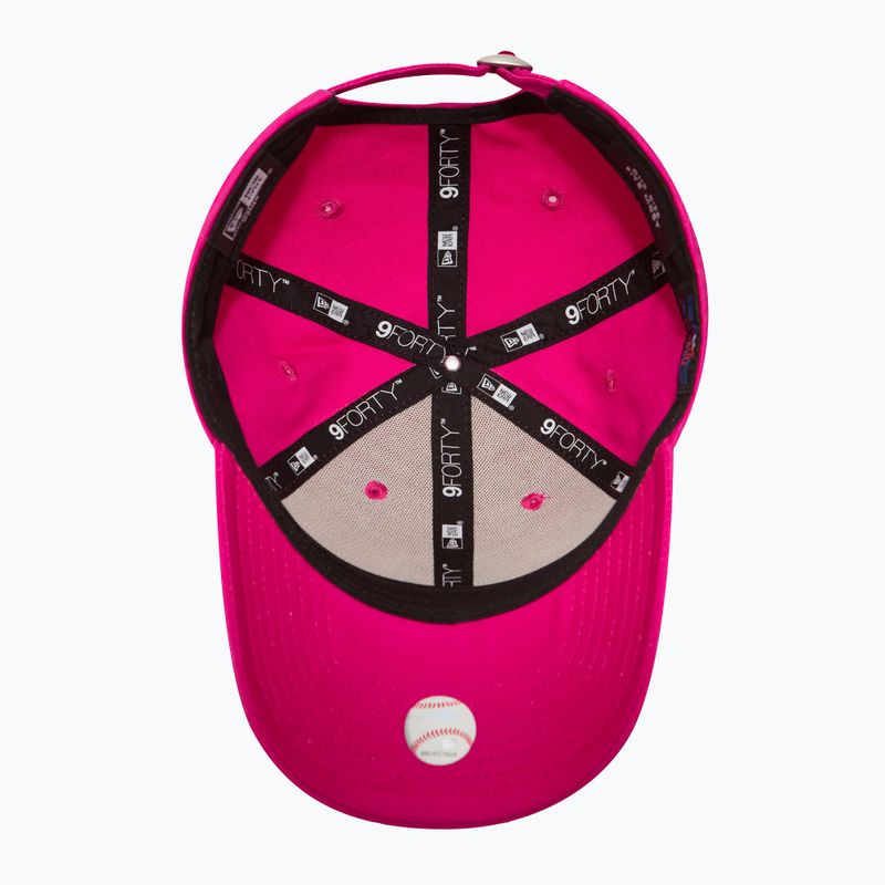 New Era League Essential 9Forty New York Yankees șapcă roz strălucitor 4