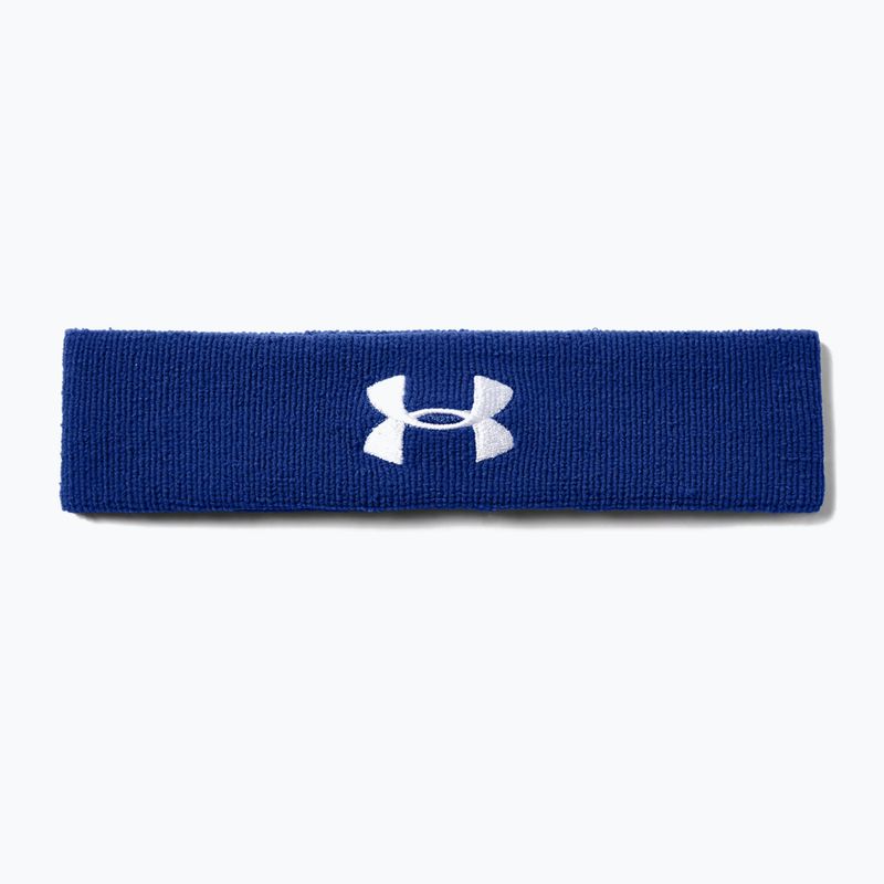 Bentiță pentru bărbați Under Armour Performance Headband 400 albastru-albă 1276990