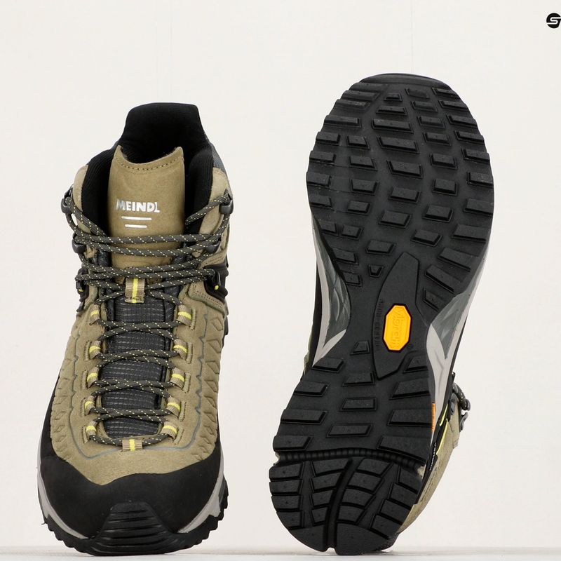 Cizme de trekking pentru bărbați Meindl Top Trail Mid GTX natura/galben 9
