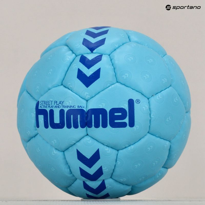 Hummel Street Play albastru deschis albastru handbal mărimea 0 5