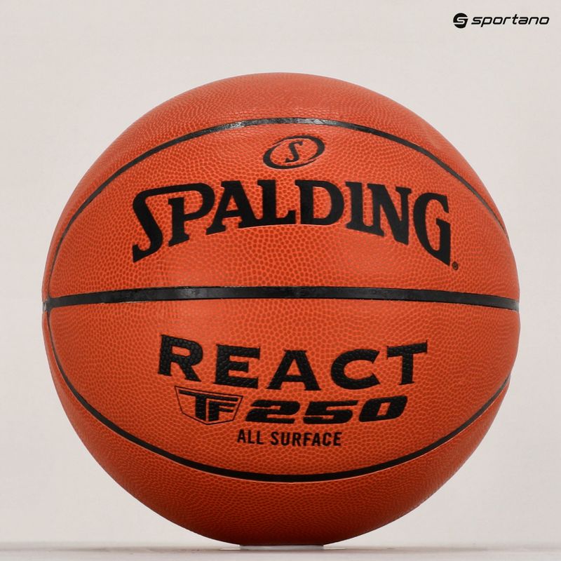 Spalding baschet TF-250 React portocaliu 76802Z